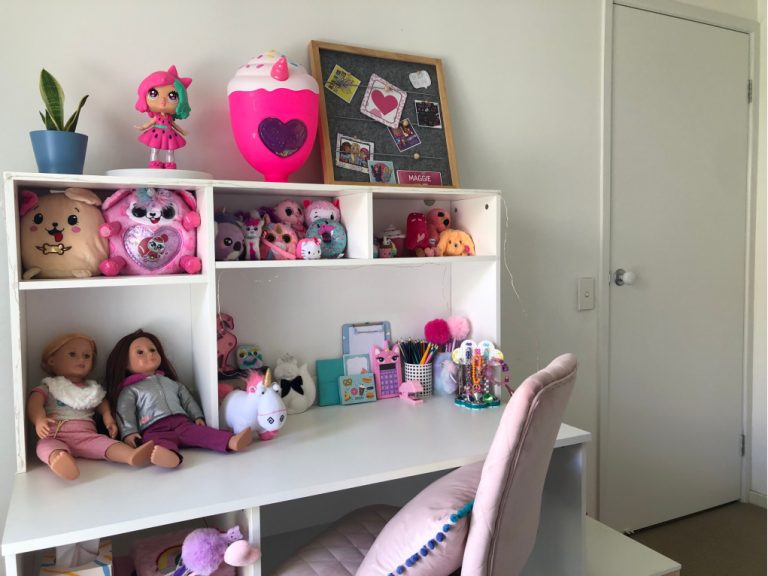 kids desk with storage