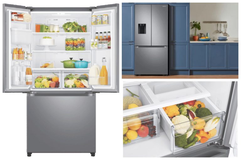 update kitchen with as slim fit french door fridge