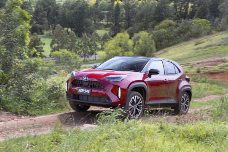 Ken Mills Toyota Red Yaris Cross runabout family car