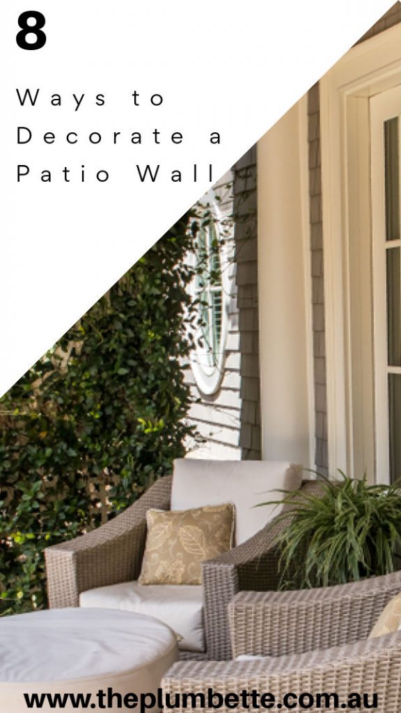 8 ways to decorate a patio wall
