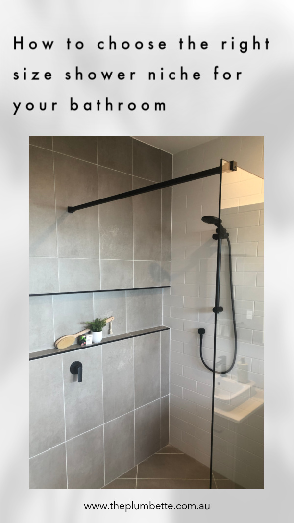 how to choose the right size shower niche for your bathroom
