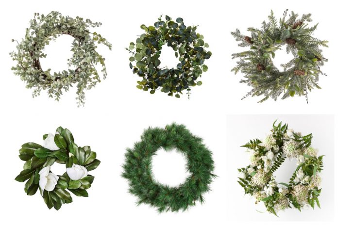 Artificial Christmas wreaths that look real