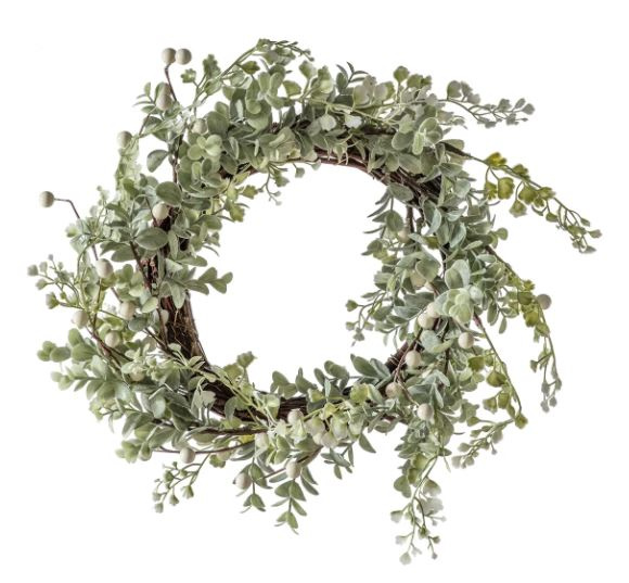 Ketana Faux Leaves Christmas Wreath
