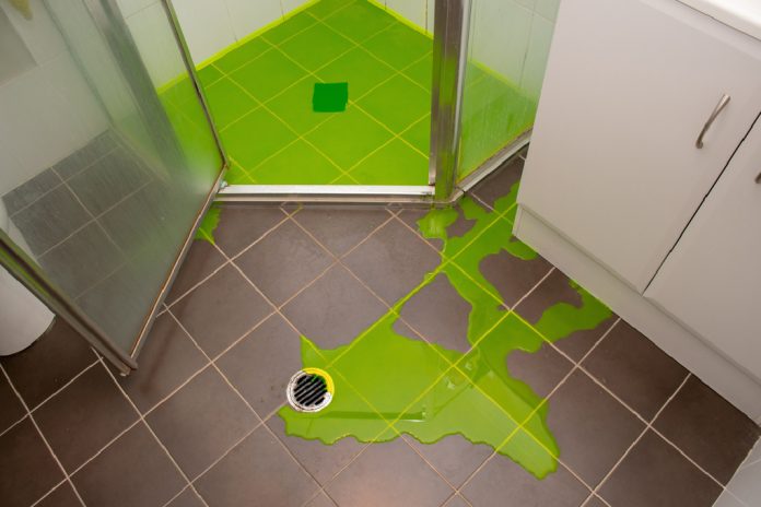 Australian waterproofing standards in a bathroom