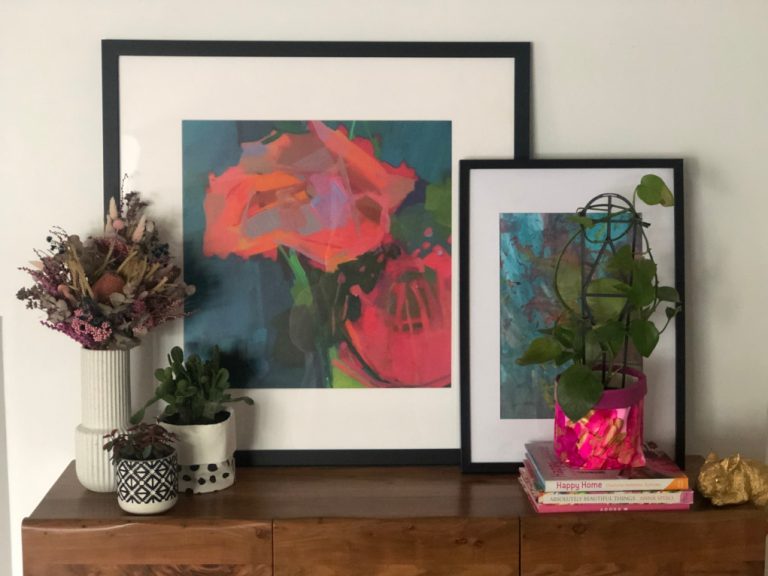 How to style a buffet using flowers and plants
