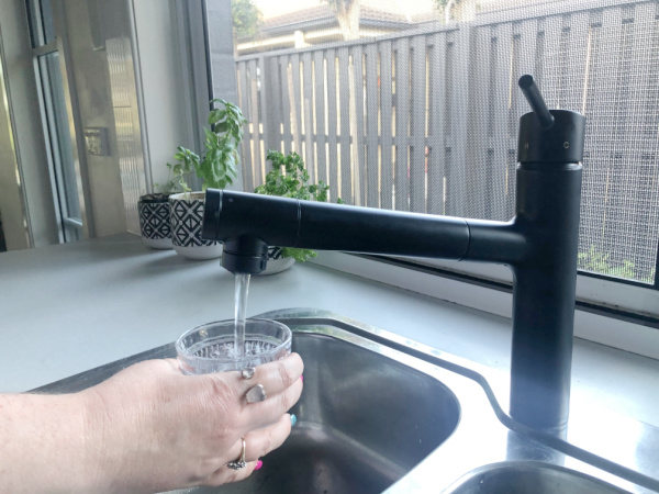 Stream for filtered tap water Taqua Mixer